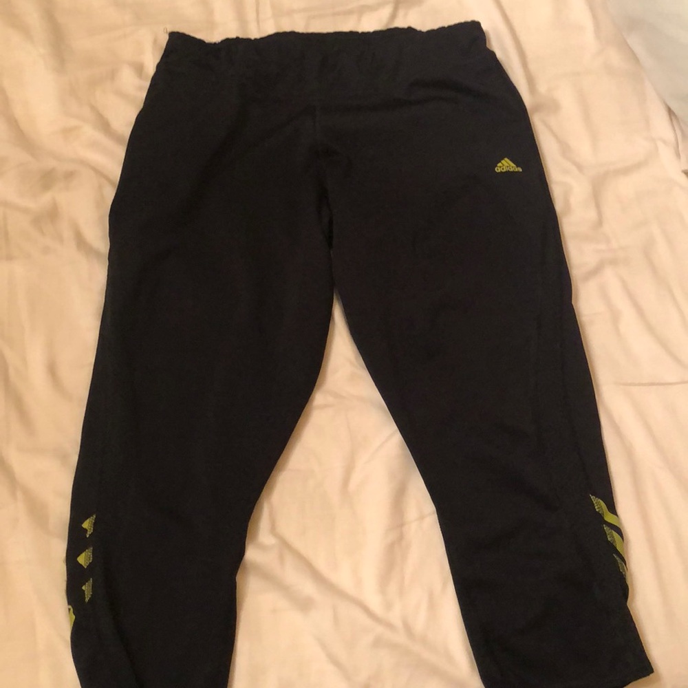 Adidas 3/4 length work out capris